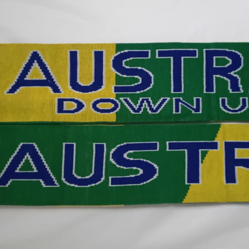 Australia Down Under double-sided scarf new