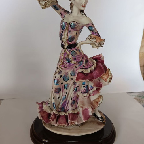 Ceramic Flamenco doll like new