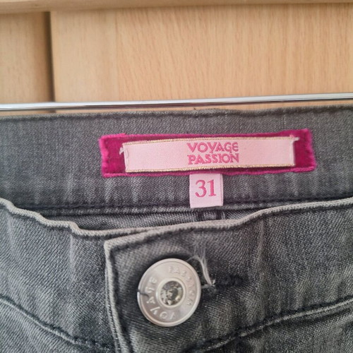 Voyage Passion low-rise gray jeans used, size S/M 31