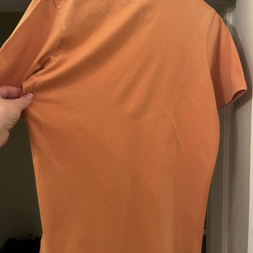 Quiksilver short-sleeve sports t-shirt used, orange, size 14 years