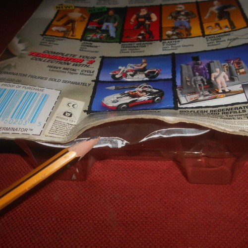 Terminator 2 Endoglow 1992 used, in Kenner folder