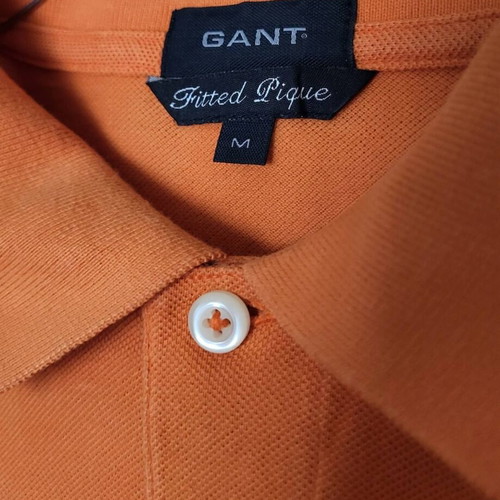 Gant polo used, burnt orange, size M