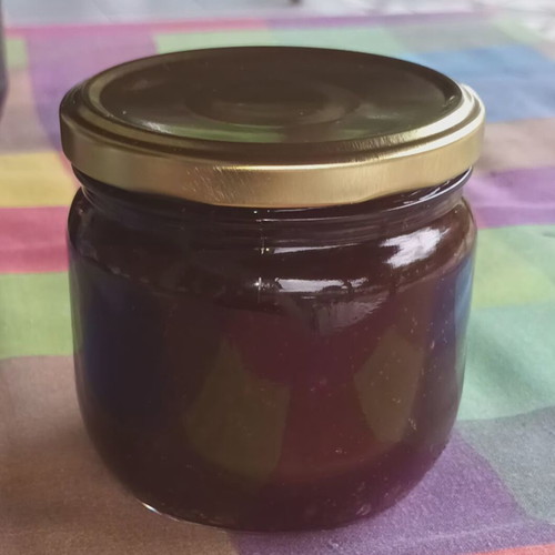 Organic homemade plum jam