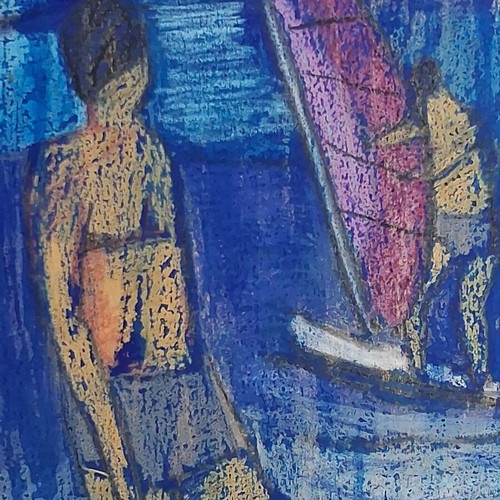 Original painting by Elsa Magazian, 35 × 50 cm