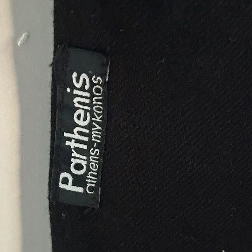Pashmina Parthenis Mykonos scarf like new, unisex, black