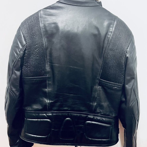 Leather motorcycle jacket vintage, like new, size Medium