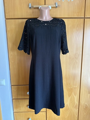 Ann Taylor black dress size 12 large like new