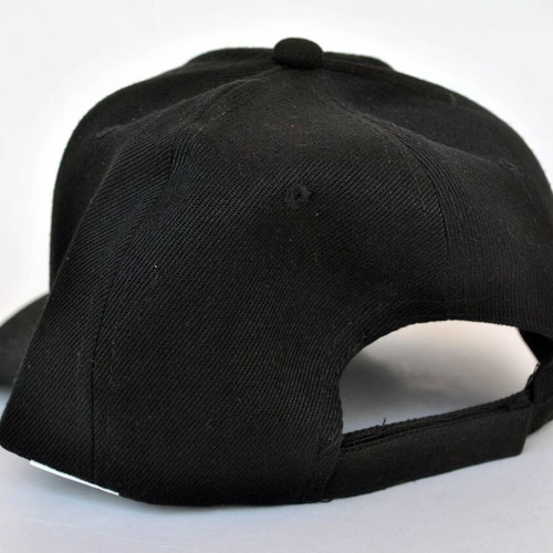 Rammstein black hat with logo like new, one size