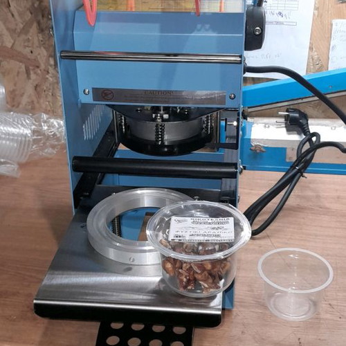 Sealing machine for plastic bowls and cups new