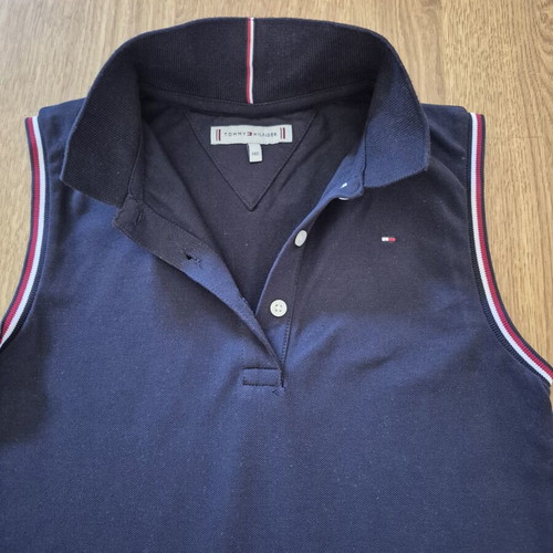 Tommy Hilfiger blouse used, blue, size 140/XS-S