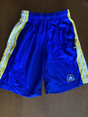 Adidas kids shorts L new, pockets, turquoise