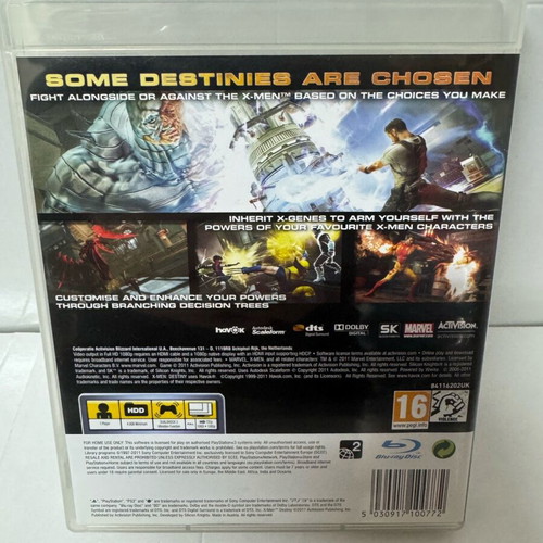 PLAYSTATION 3 PS3 GAME X-MEN DESTINY COMPLETE WORKING MINT