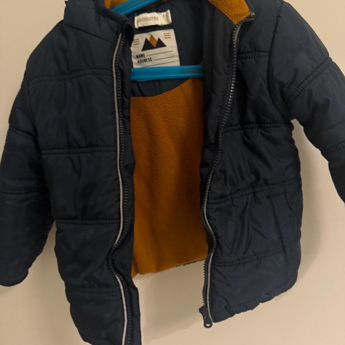 Orchestra kids jacket with zipper and hood, like new, blue, 4 years, 104 cm