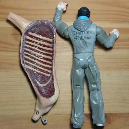 Rocky Balboa Sylvester Stallone figure used 6' Boxing Training Philadelphia