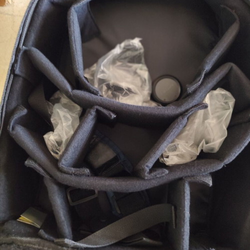 Nikon camera lens bag, black, 30x42x16cm