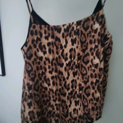 Zara lingerie-style double strap small top used