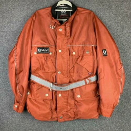 Belstaff jacket dark orange like new, size M