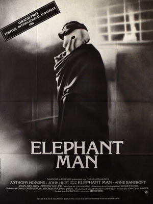 The Elephant Man David Lynch original French movie poster 1980 used