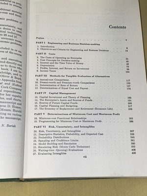 Economic Analysis for Engineering and Managerial Decision-Making σκληρόδετο μεταχειρισμένο