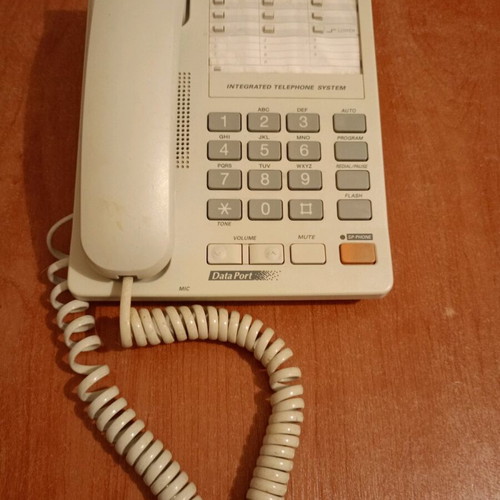 Panasonic wired telephone used vintage with handset