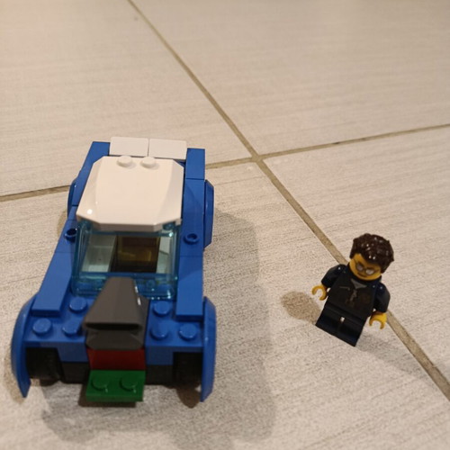 Lego City Police Car 60312 used, high-speed chase toy
