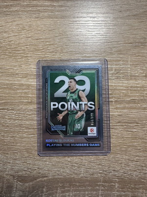 Panini Contenders EuroLeague 2025-26 Kostas Sloukas Playing the Numbers Game card like new