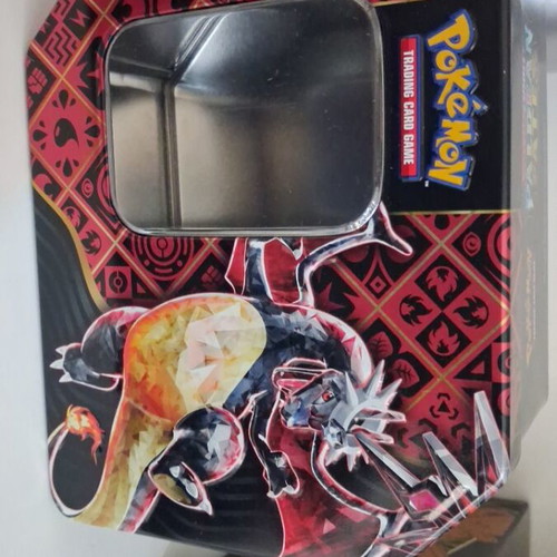 Pokémon empty tin like new for card storage