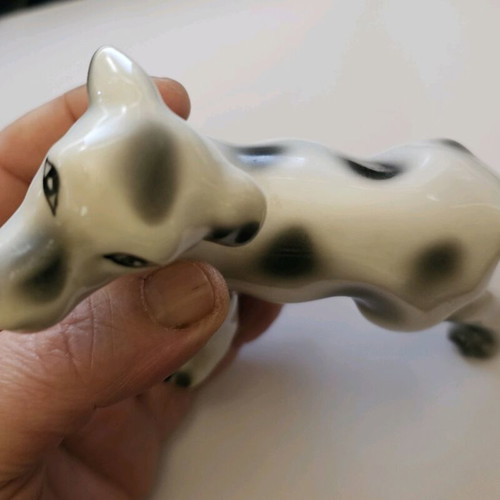 Dalmatian porcelain dog figurine like new