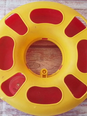 Cat toy with ball used