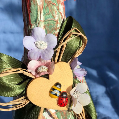 Handmade Easter bottle new, home decoration