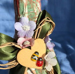 Handmade Easter bottle new, home decoration
