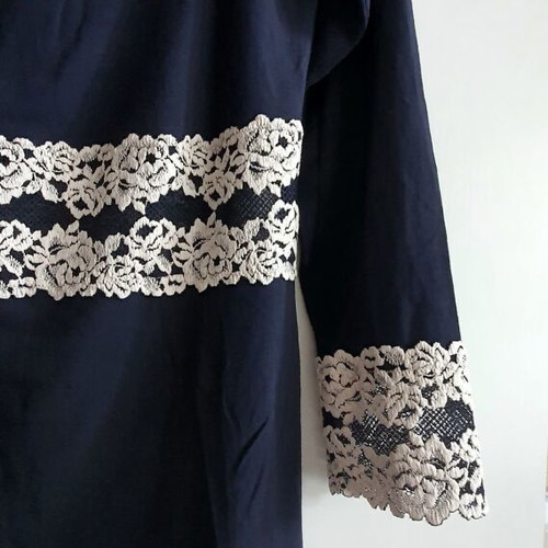 Intimissimi blouse with lace new, size L, blue