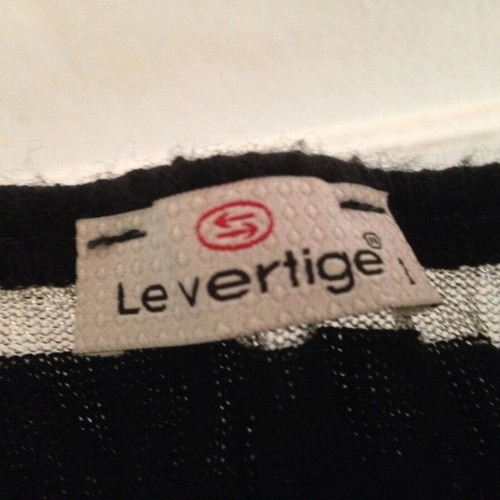 Glitter Top Le Vertige No1 used, black and silver