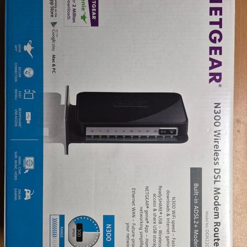 Netgear N300 DSL Modem Router used