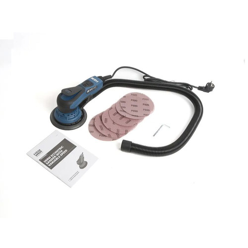 HBM 350W Brushless Eccentric Sander with Speed Control and 150mm Disc
