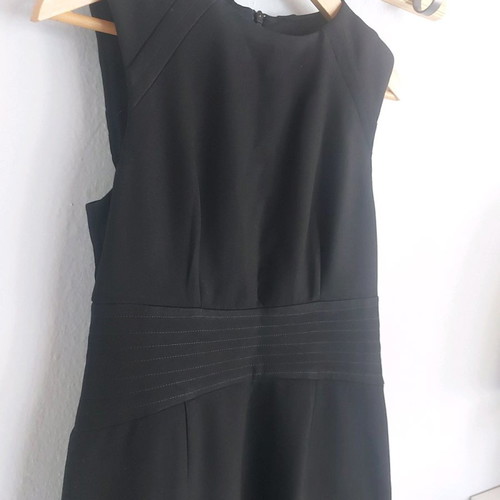 long sleeve formal black dress A Line V neck Long Sleeves Black Sparkly Prom Dress Short Homecoming Dress QH2494 US10 / As Pic main image 0