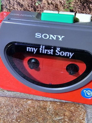 Sony Walkman WM-3000 Red Cassette Player like new