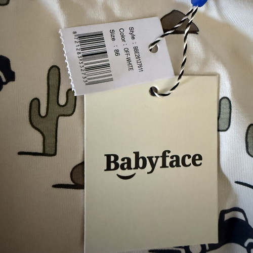 Babyface set new, t-shirt and shorts size 86 (12-18 months)