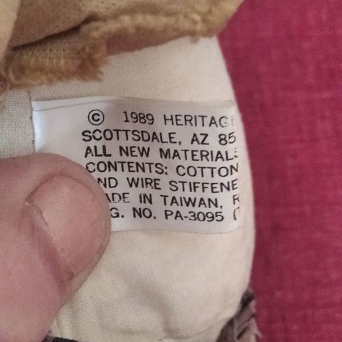 Porcelain doll The Heritage Mint Ltd Collection 1989 used, Hobo Clown 40cm
