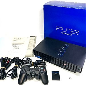 Sony Playstation 2 ΣΤΟ ΚΟΥΤΙ ΤΟΥ, κομπλε, αριστη κατασταση, για συλλεκτη