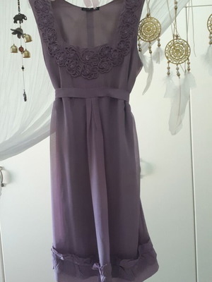 Katerina Dapi dress purple medium like new, handmade