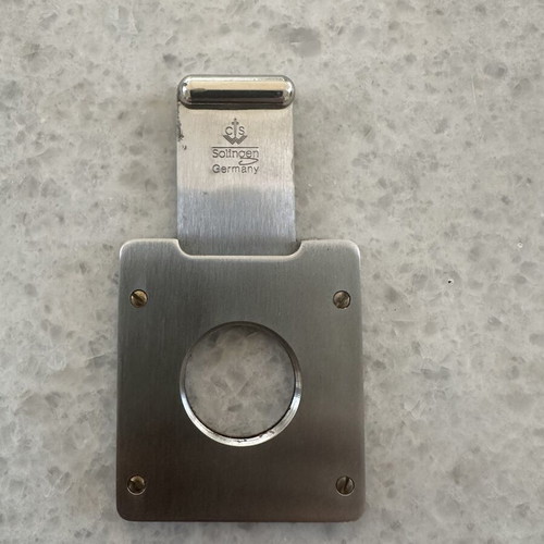 Cigar cutter CTS Solingen Germany like new with leather case Brandon