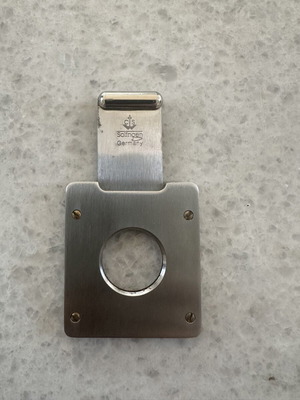 Cigar cutter CTS Solingen Germany like new with leather case Brandon