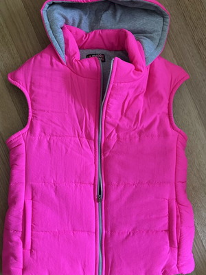 Pink sleeveless jacket Mymoo size small like new