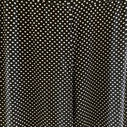 Pants dark blue with polka dots, wide elastic waist like new