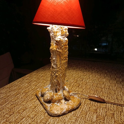 Table lamp handmade, new