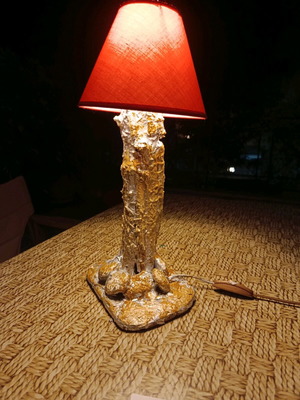 Table lamp handmade, new