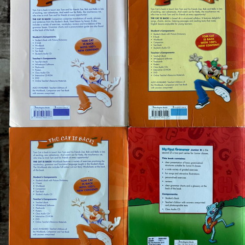 B junior English books used, complete set