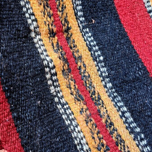 Χειροποίητος μάλλινος διάδρομος Kilim flat weave σαν καινούργιος, 300x82 εκ.