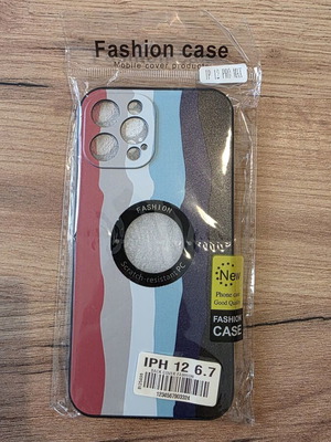 Iphone 12 Pro Max case like new with colorful pattern